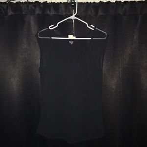 Roxy Fishnet Sleeve Tee XL Black